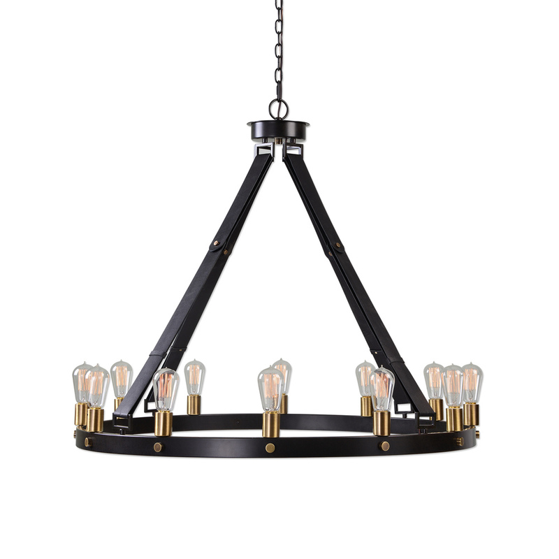 Uttermost Marlow 12 Light Circle Chandelier 21280