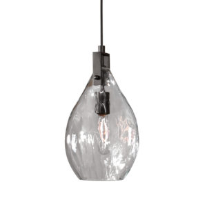 Uttermost Campester 1 Light Watered Glass Mini Pendant 22049