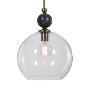Uttermost Mendota 1 Light Glass Pendant 22176