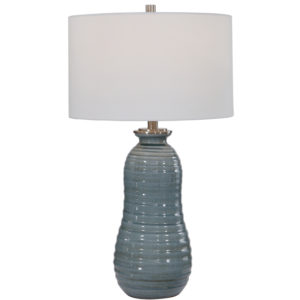 Uttermost Zaila Light Blue Table Lamp 26362 1