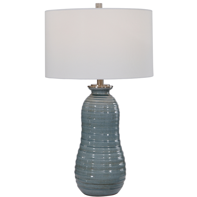 Uttermost Zaila Light Blue Table Lamp 26362 1