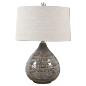 Uttermost Batova Smoke Gray Lamp 27057 1