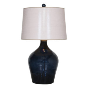 Uttermost Lamone Blue Glass Lamp 27104