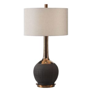 Uttermost Arnav Textured Black Lamp 27779