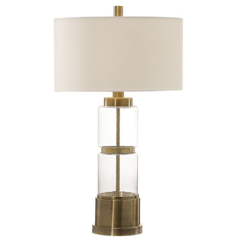 Uttermost Vaiga Glass Column Lamp 27830 1