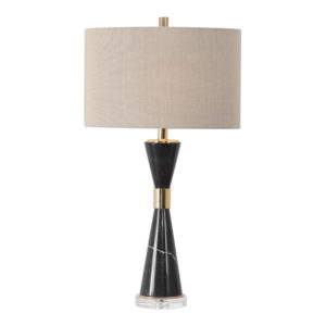 Uttermost Alastair Black Marble Table Lamp 27886