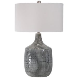 Uttermost Felipe Distressed Gray Table Lamp 27920 1