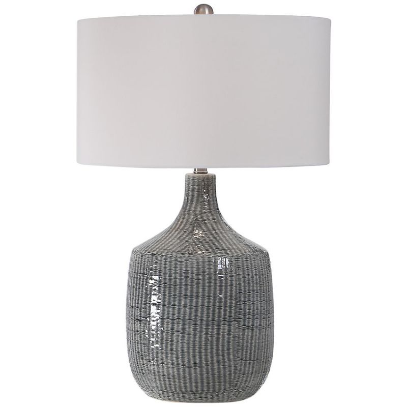 Uttermost Felipe Distressed Gray Table Lamp 27920 1