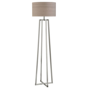 Uttermost Keokee Polished Nickel Floor Lamp 28111