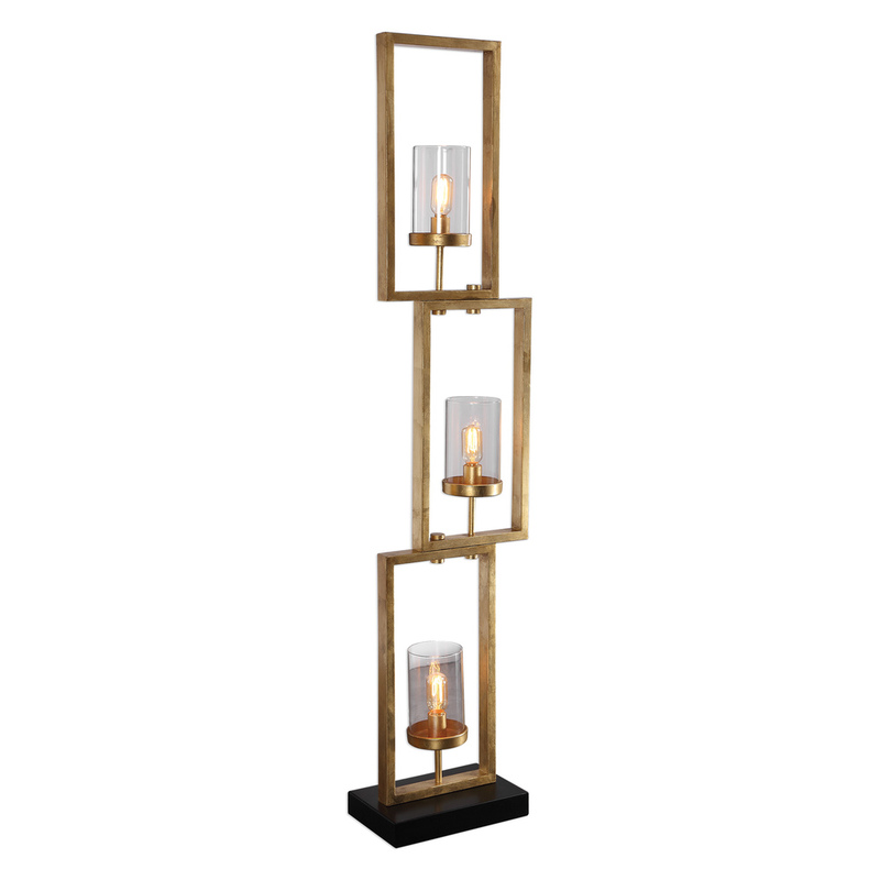 Uttermost Cielo Staggered Rectangles Floor Lamp 28189 1