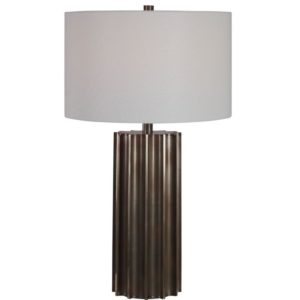 Uttermost Khalio Gun Metal Table Lamp 28264