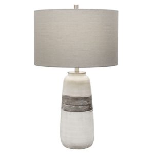 Uttermost Comanche White Crackle Table Lamp 28392 1