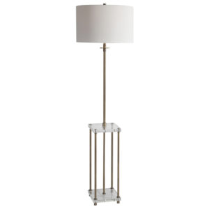 Uttermost Palladian Antique Brass Floor Lamp 28415