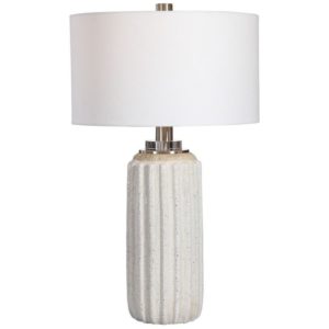 Uttermost Azariah White Crackle Table Lamp 28431