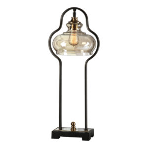 Uttermost Cotulla Aged Black Desk Lamp 29259 1