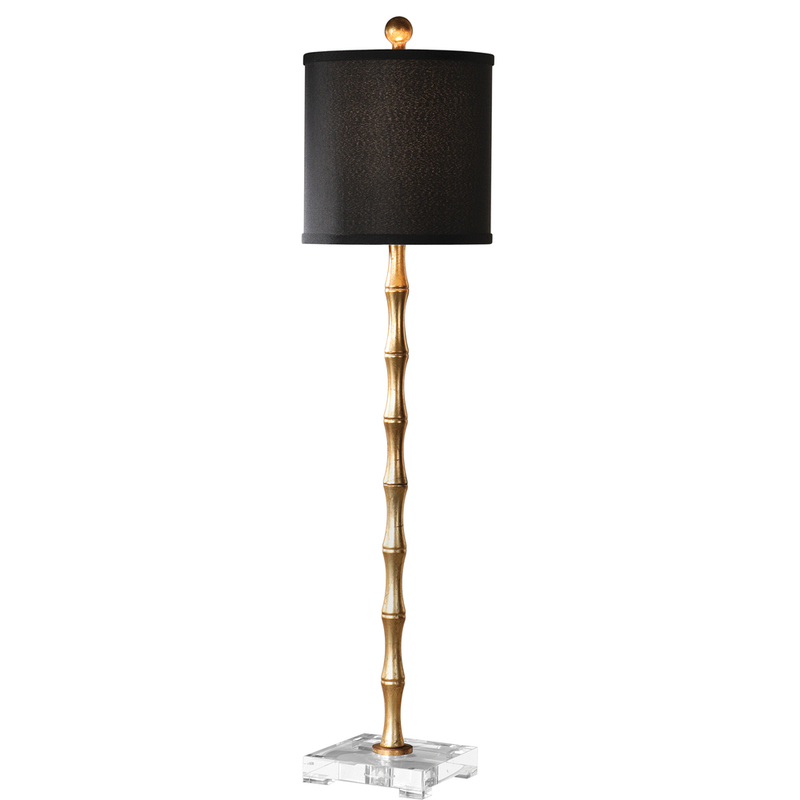 Uttermost Quindici Metal Bamboo Buffet Lamp 29585 1