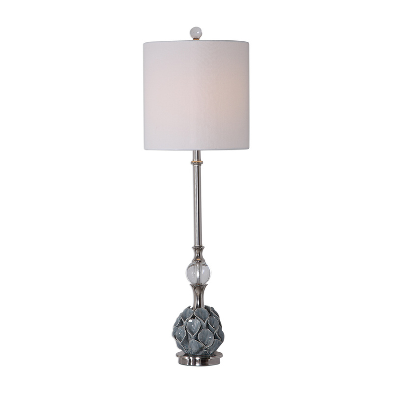 Uttermost Elody Blue Gray Buffet Lamp 29674 1