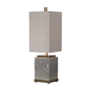 Uttermost Covey Gray Glaze Buffet Lamp 29680 1