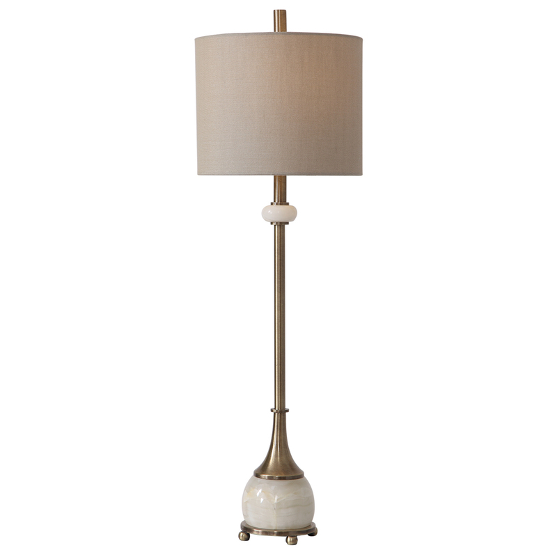 Uttermost Natania Plated Brass Buffet Lamp 29687 1