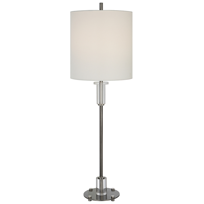 Uttermost Aurelia Steel Buffet Lamp 29875 1