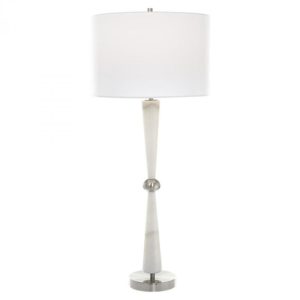Uttermost Hourglass White Table Lamp 30064