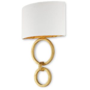 Currey Bolebrook White Wall Sconce 5900 0048