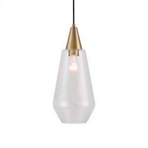 Uttermost Eichler Antique Brass 1 Light Mini Pendant 21559