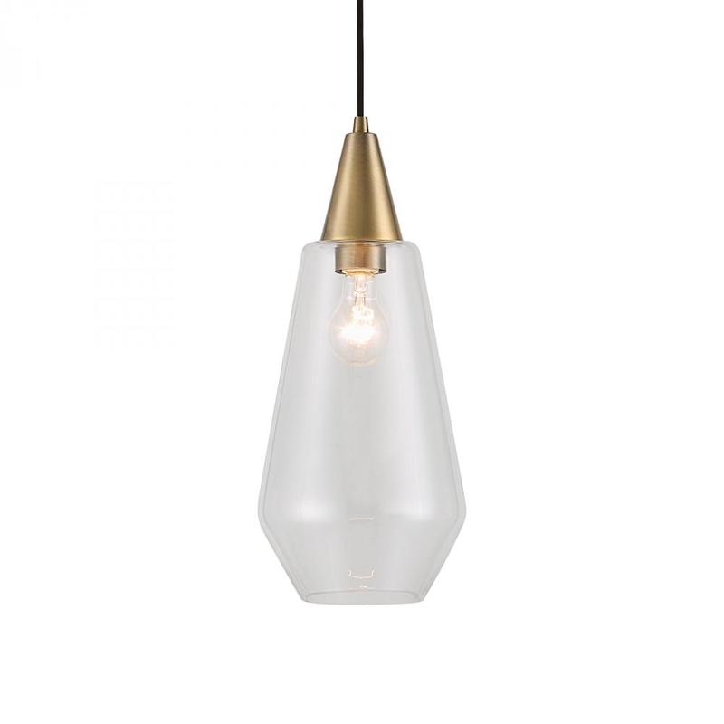 Uttermost Eichler Antique Brass 1 Light Mini Pendant 21559