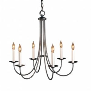 Hubbardton Forge Simple Sweep 6 Arm Chandelier