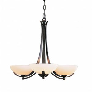 Hubbardton Forge Aegis 3 Arm Chandelier