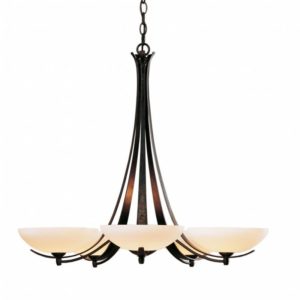 Hubbardton Forge Aegis 5 Arm Chandelier