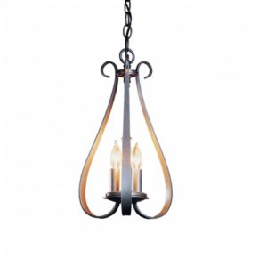 Hubbardton Forge Sweeping Taper 3 Arm Chandelier
