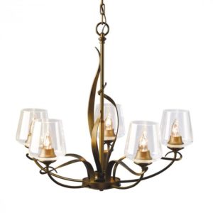 Hubbardton Forge Flora 5 Arm Chandelier