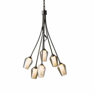 Hubbardton Forge Flora 6 Arm Chandelier