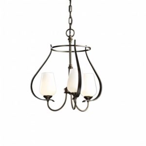 Hubbardton Forge Flora 3 Arm Chandelier