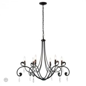 Hubbardton Forge Stella 6 Arm Chandelier