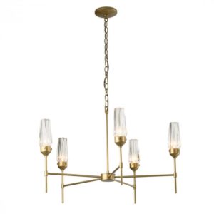 Hubbardton Forge Luma 5 Arm Chandelier