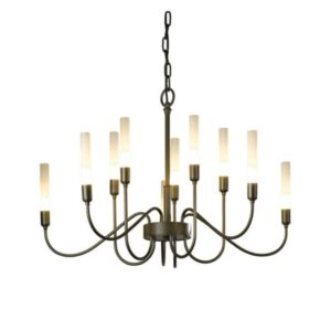 Hubbardton Forge Lisse 10 Arm Chandelier