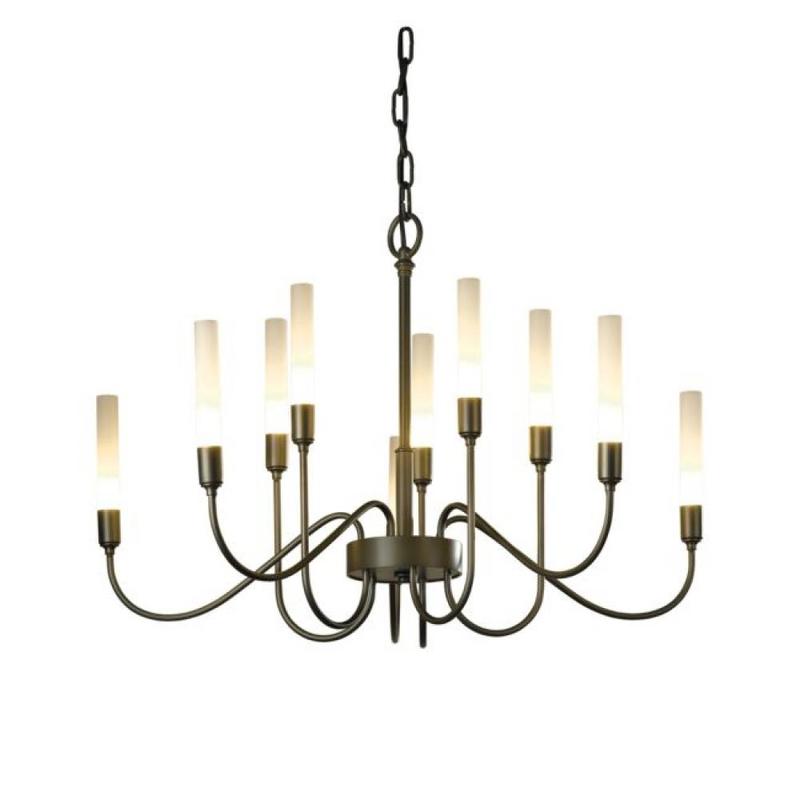 Hubbardton Forge Lisse 10 Arm Chandelier
