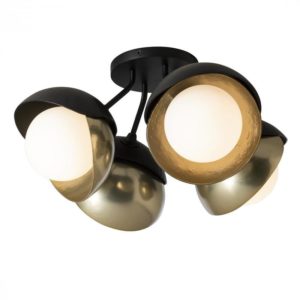 Hubbardton Forge Brooklyn 4-Light Double Shade Semi-Flush