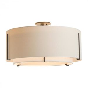 Hubbardton Forge Exos Large Double Shade Semi-Flush