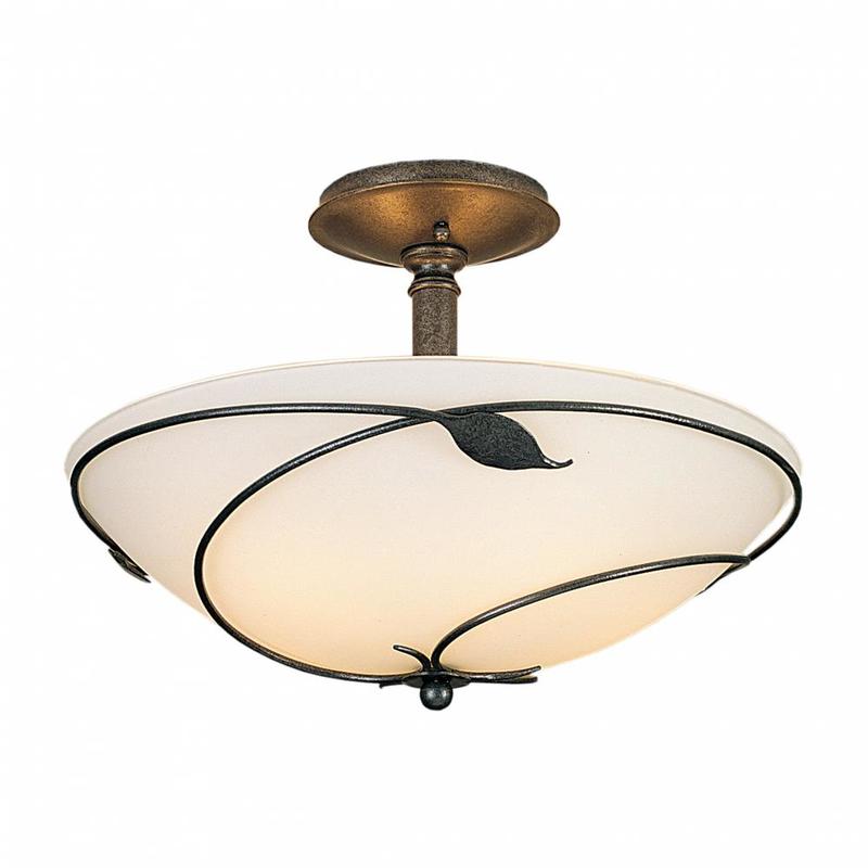 Hubbardton Forge Forged Leaves Large Semi-Flush