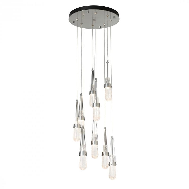 Hubbardton Forge Link 9-Light Blown Glass Round Pendant