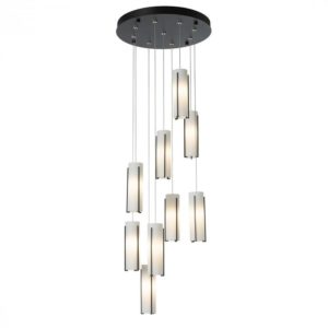 Hubbardton Forge Exos 9-Light Round Pendant