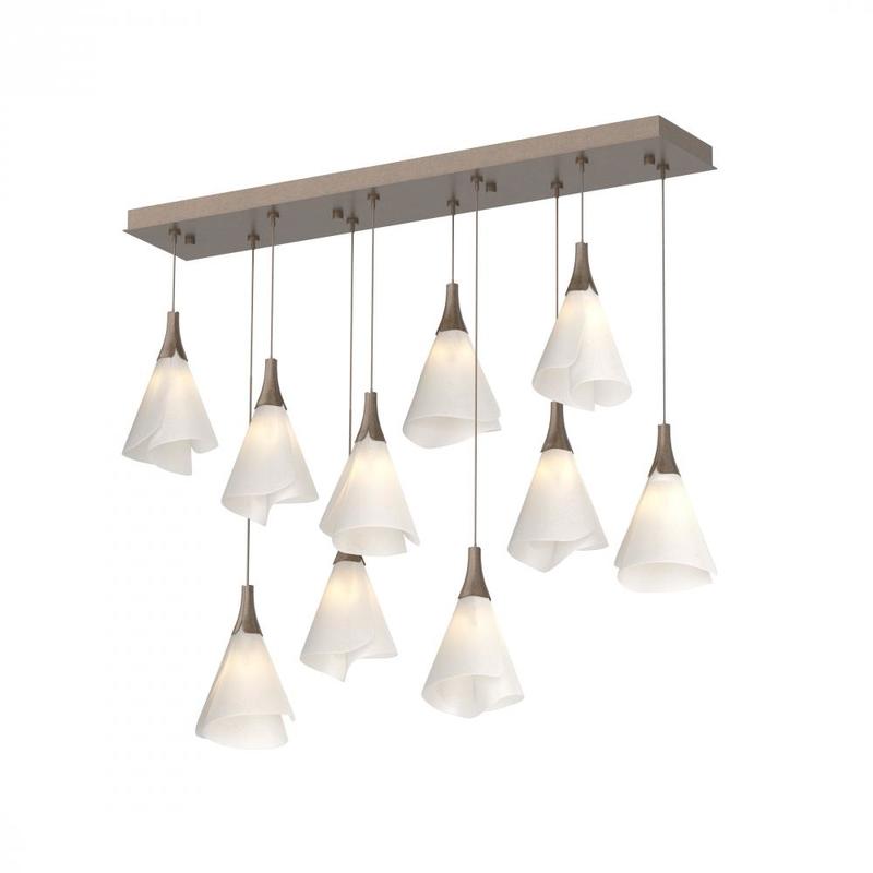 Hubbardton Forge Mobius 10-Light Rectangular Pendant