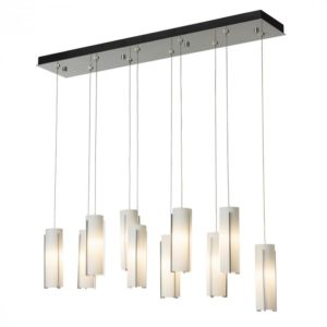 Hubbardton Forge Exos 10-Light Rectangular Pendant