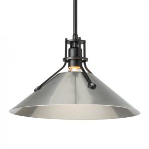 Hubbardton Forge Henry Medium Steel Shade Pendant