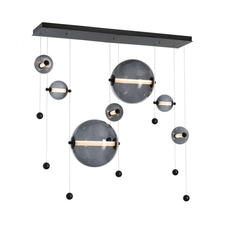 Hubbardton Forge Abacus 7-Light Double Linear LED Pendant