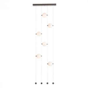 Hubbardton Forge Abacus 6-Light Ceiling-to-Floor LED Pendant