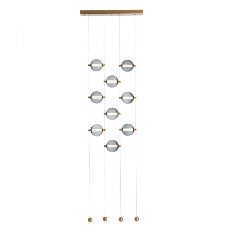 Hubbardton Forge Abacus 9-Light Ceiling-to-Floor LED Pendant